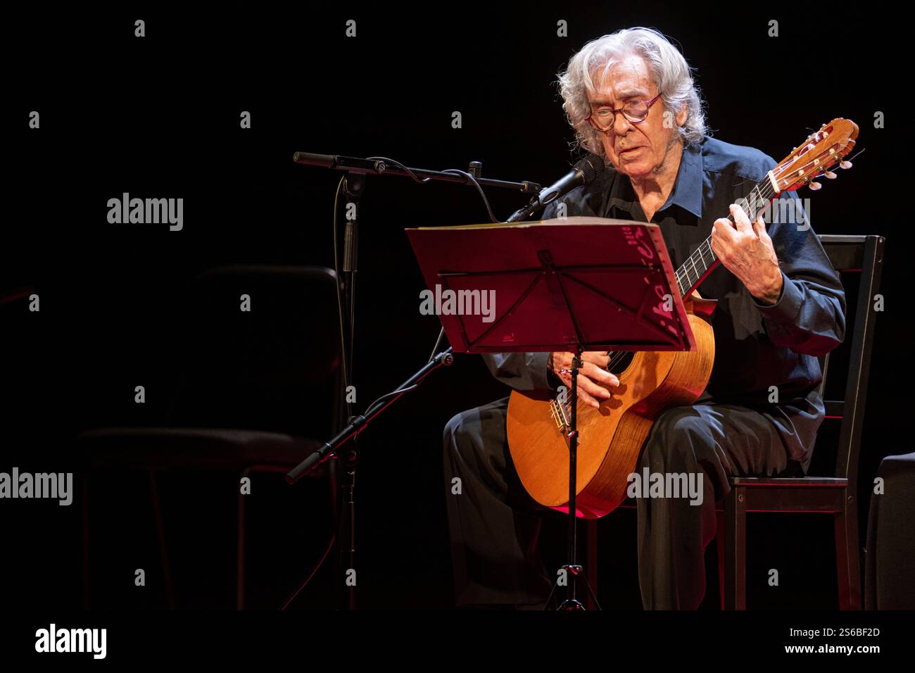 The singer-songwriter Paco Ibáñez, during the 26th Mediolanum Bank Mil ...