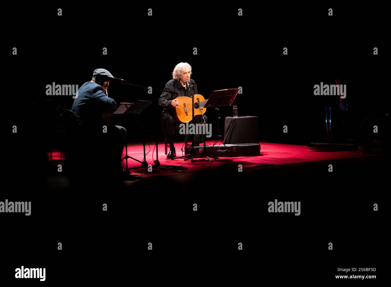 The singer-songwriter Paco Ibáñez, during the 26th Mediolanum Bank Mil ...