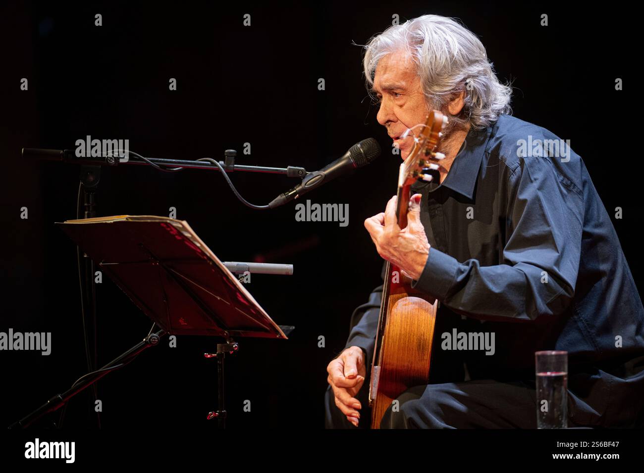 The singer-songwriter Paco Ibáñez, during the 26th Mediolanum Bank Mil ...