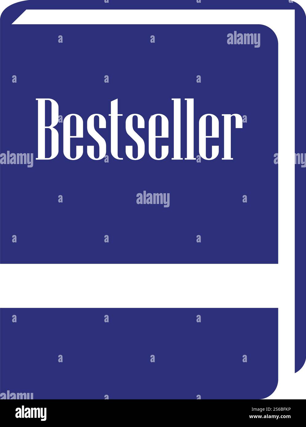 Bestseller Book Icon. Flat Color Design. Vector Illustration Stock ...