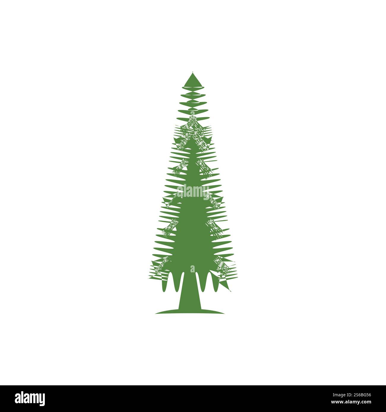 Pine tree ilustration logo vector design Stock Vector Image & Art - Alamy