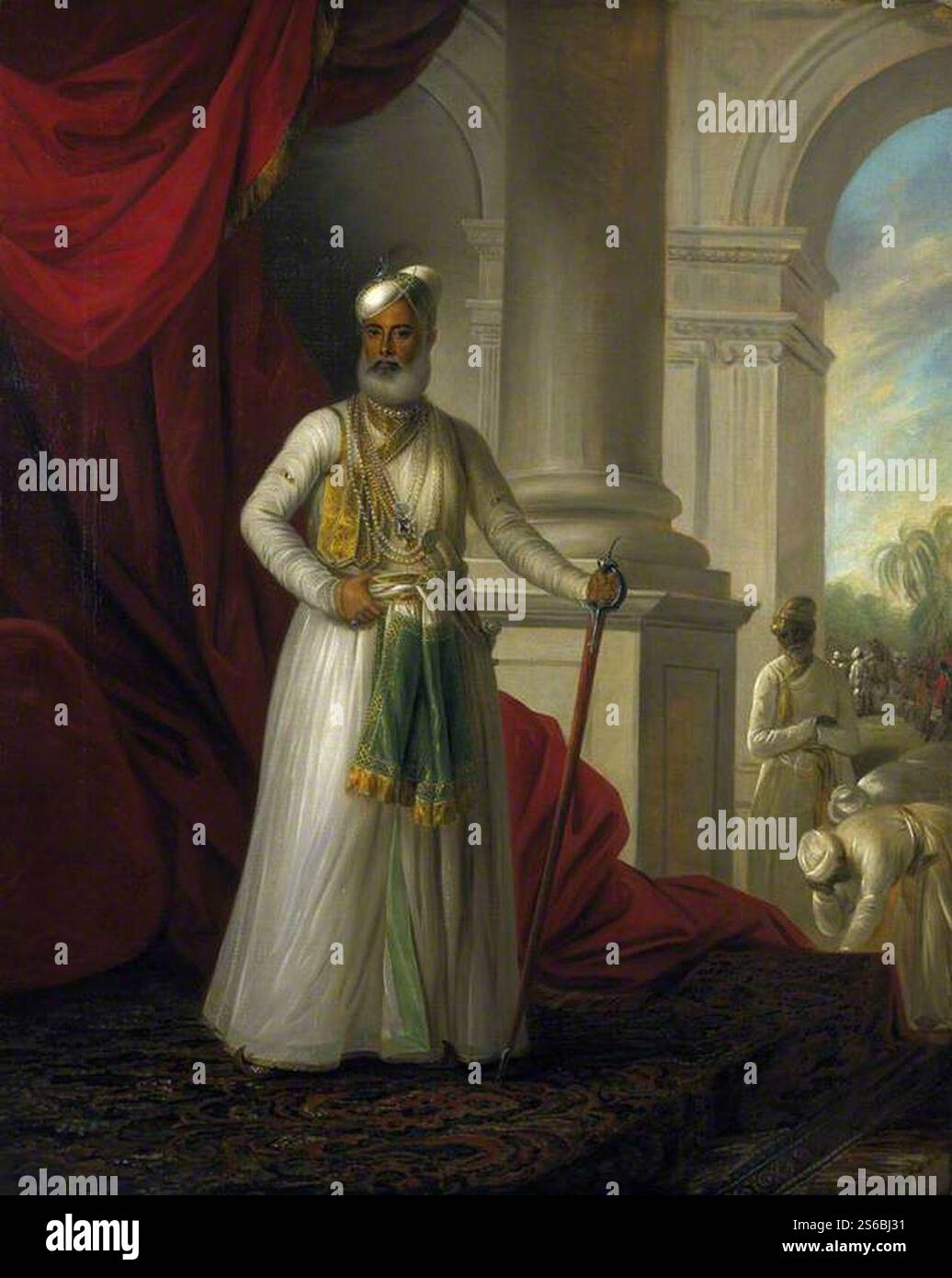George Willison 1741 1797 Mohamed Ali Khan Walejah 1717 1795 