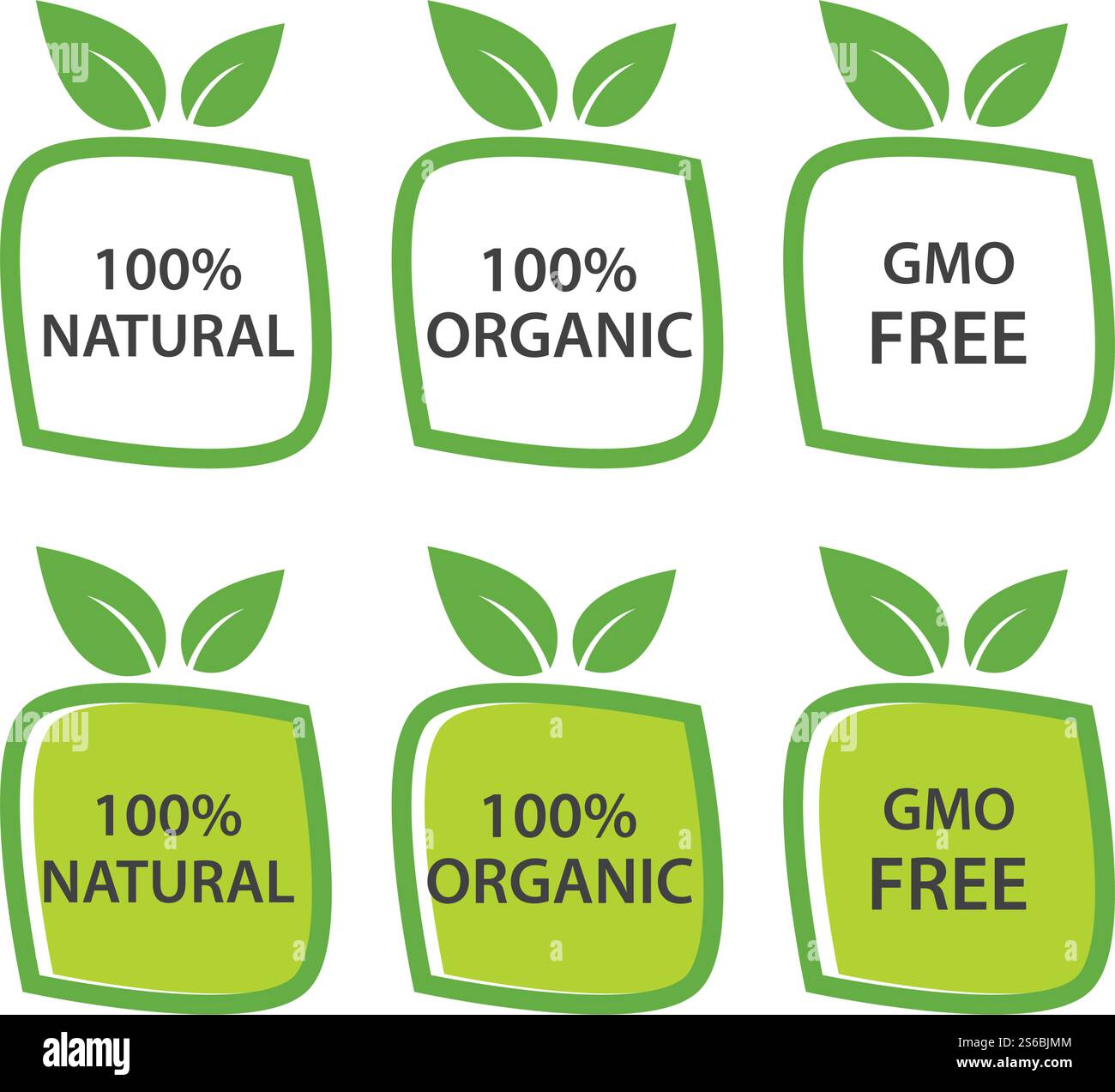Natural product leaf logo vector template design Stock Vector Image ...