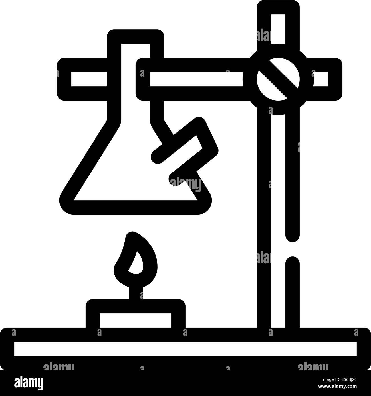 chemistry laboratory equipment line icon vector. chemistry laboratory ...