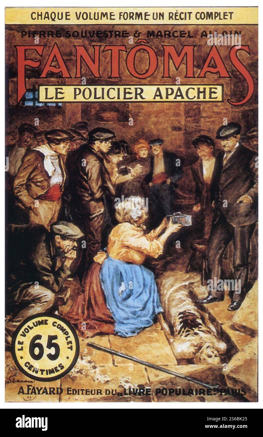 Gino Starace - Fantômas (Souvestre & Allain) - Le Policier apache. Stock Photo