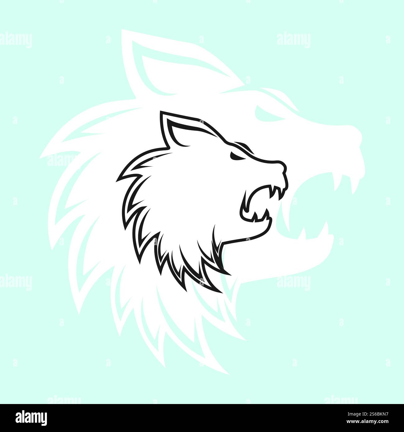 Bear ilustration logo vector template Stock Vector