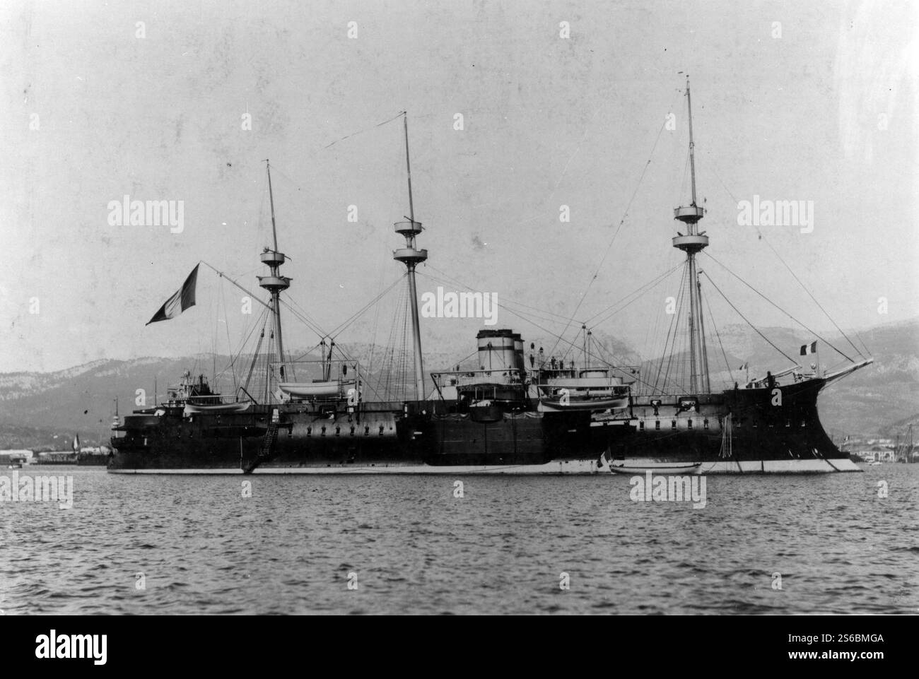 French ironclad Courbet NH 90010. Stock Photo