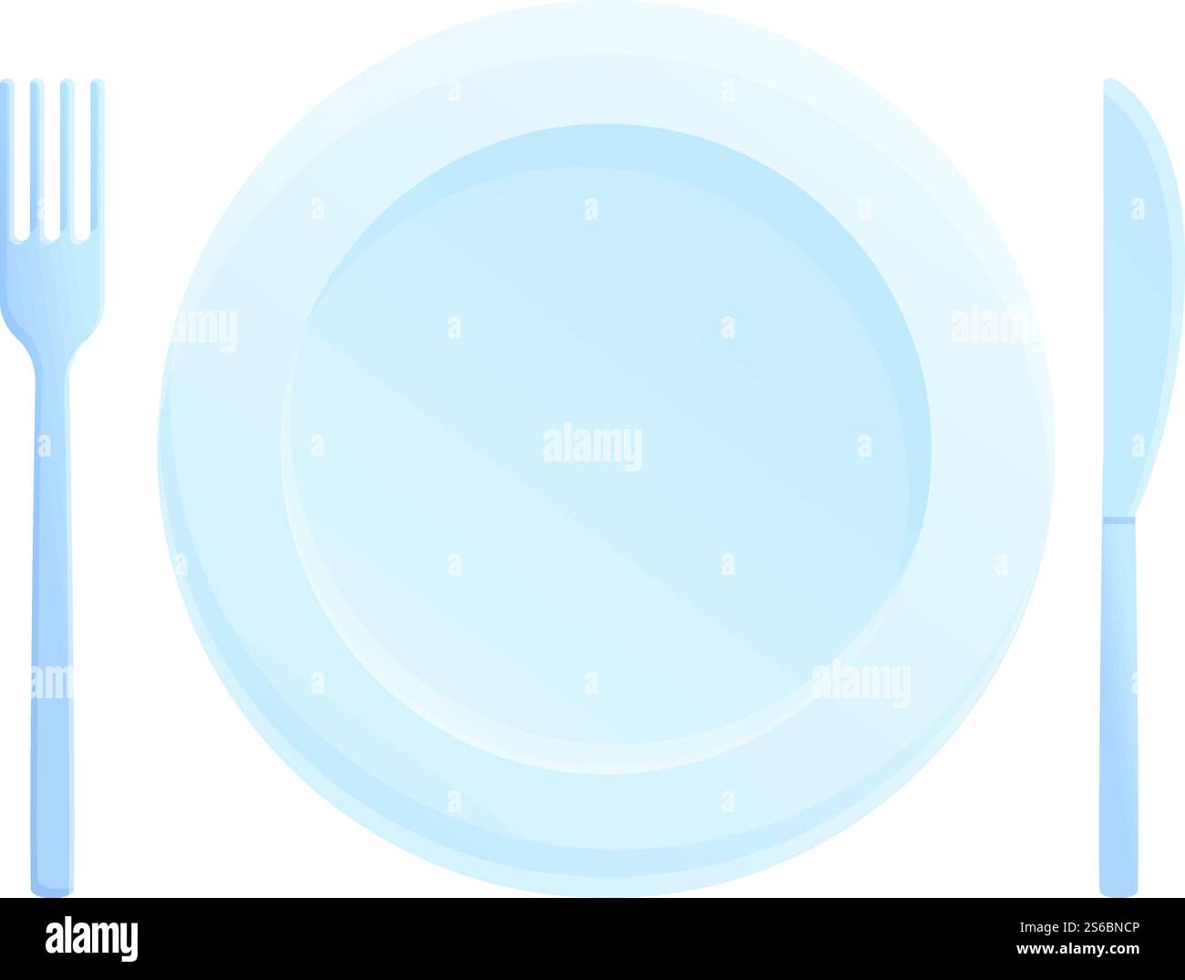 Round plate icon. Cartoon of round plate vector icon for web design ...