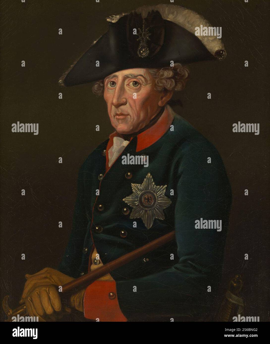 German School, 18th century - Frederick II, King of Prussia, called ...