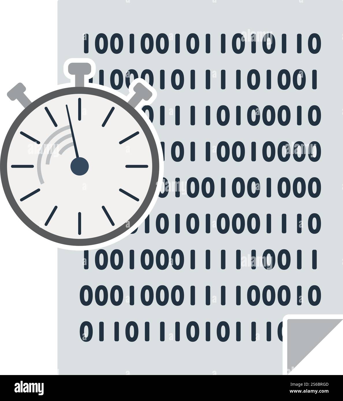 Fast Development Icon. Flat Color Design. Vector Illustration. Stock Vector