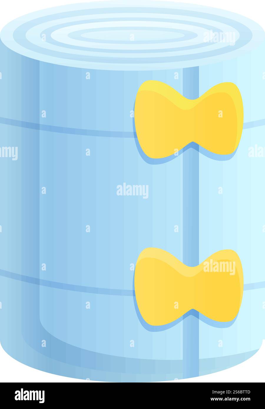 Elastic bandage roll icon. Cartoon of elastic bandage roll vector icon ...