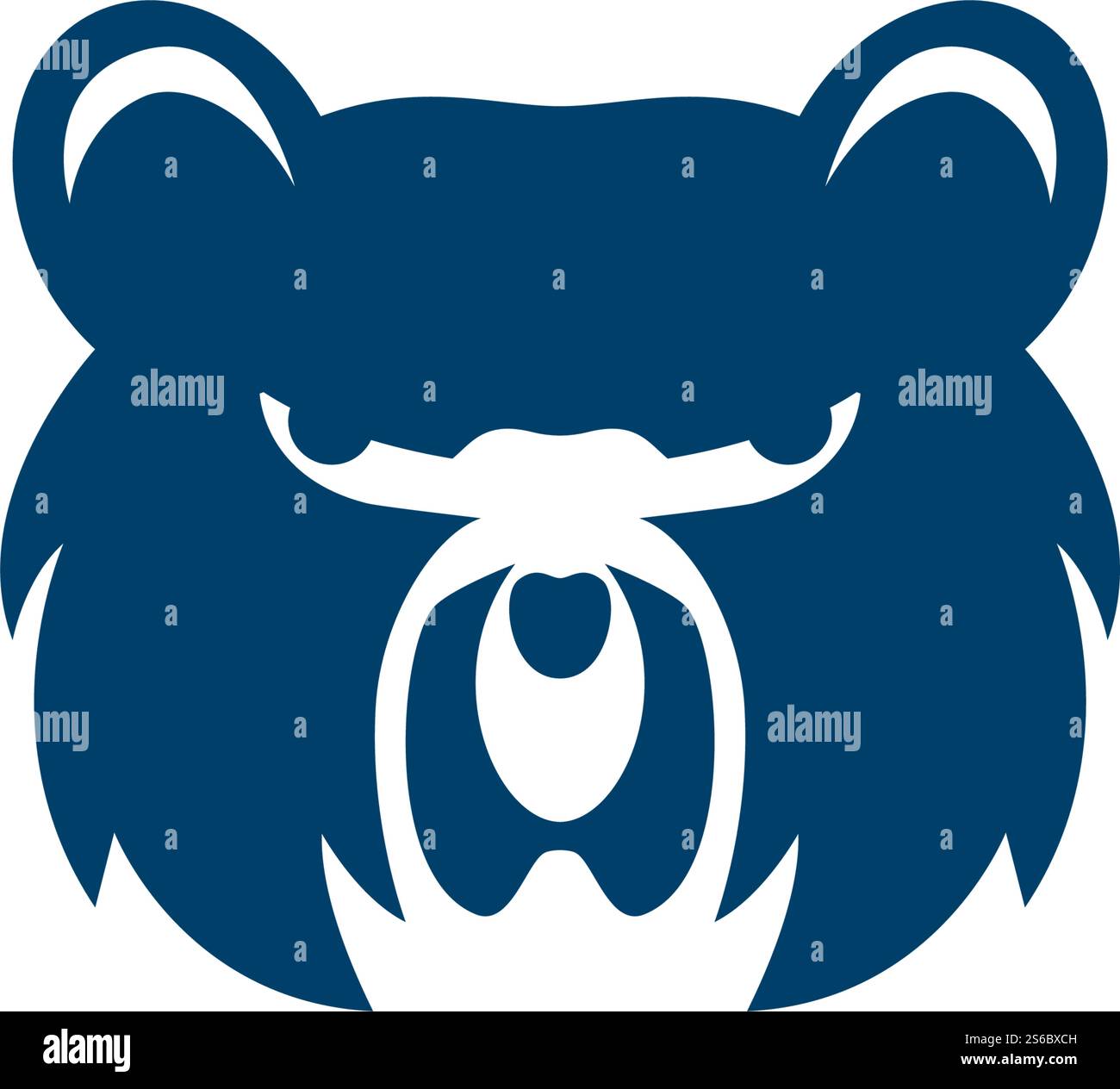 Bear ilustration logo vector template Stock Vector