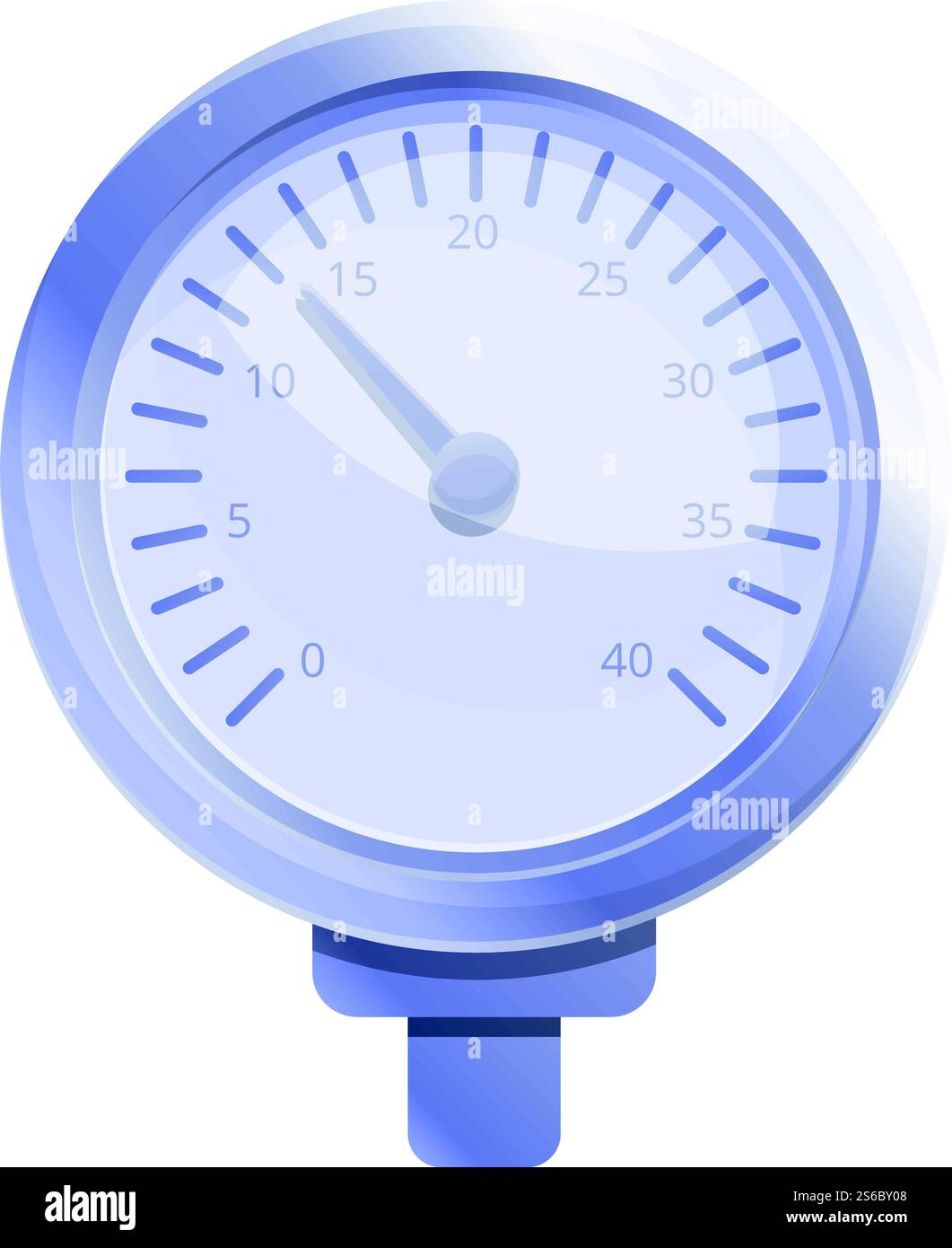Reading manometer icon. Cartoon of reading manometer vector icon for ...