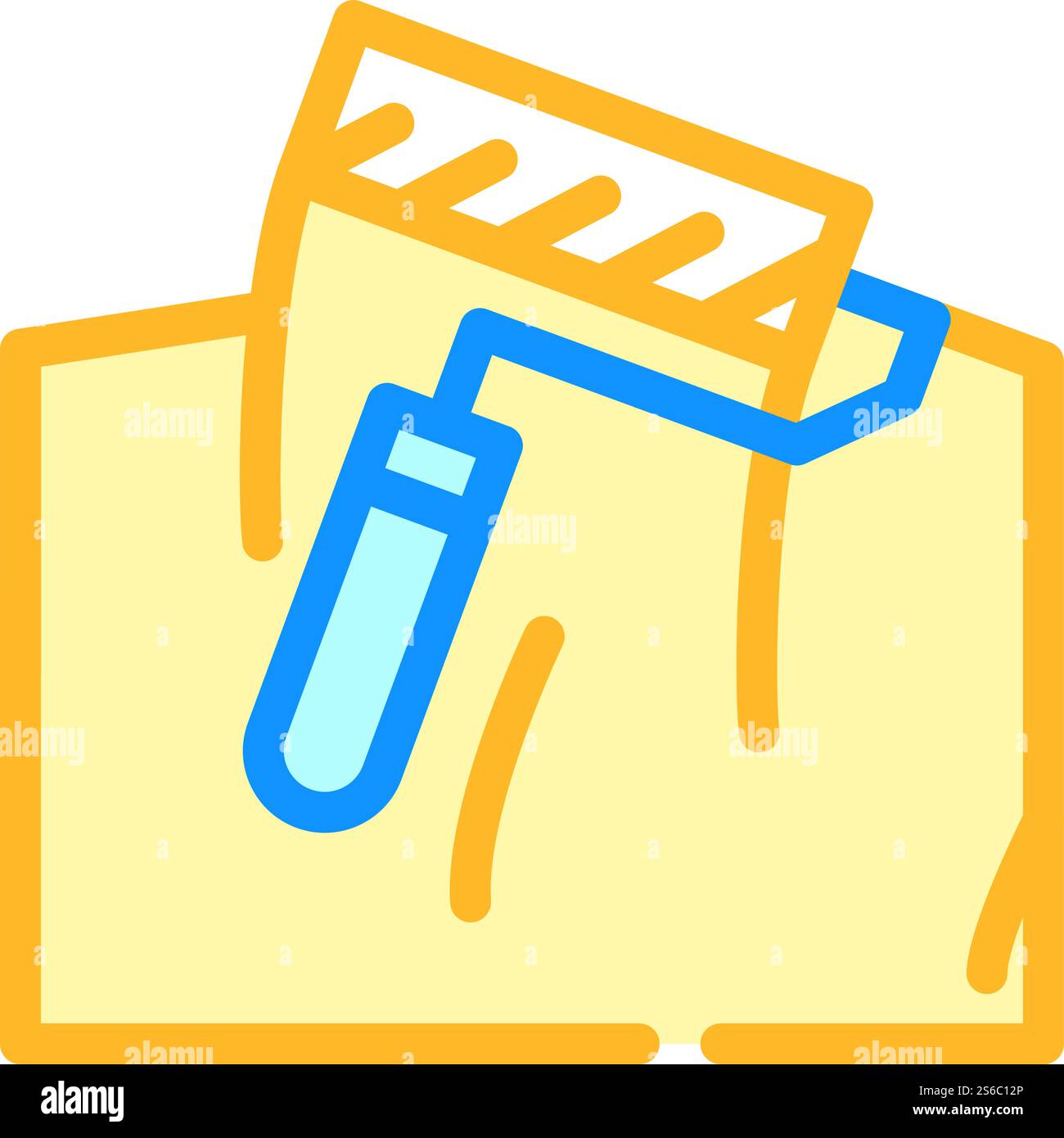 painting wall color icon vector. painting wall sign. isolated symbol ...
