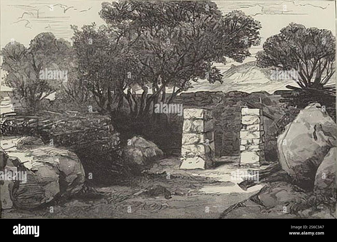 Funeral of Garibaldi at Caprera, the place where the body was to have ...