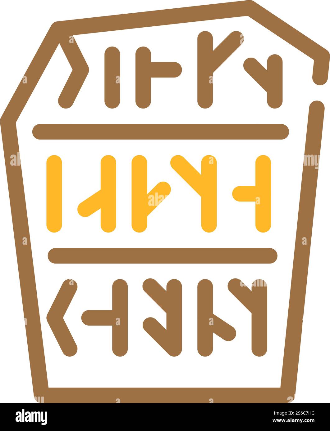 runestone stone color icon vector. runestone stone sign. isolated ...