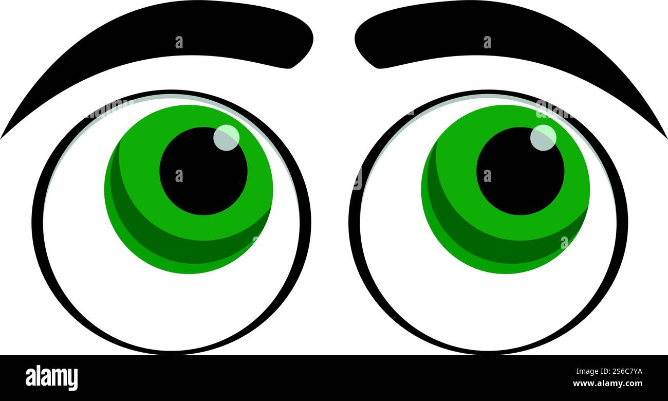 Idle eyes Stock Vector Images - Alamy