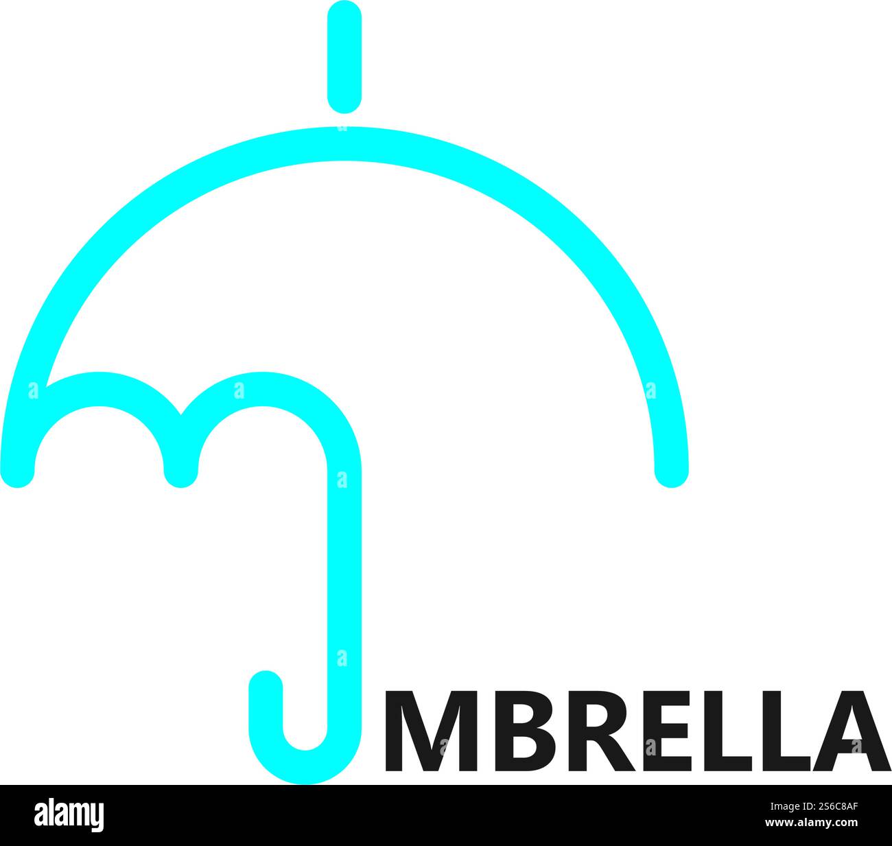 Umbrella illustration logo concept vector template Stock Vector Image ...