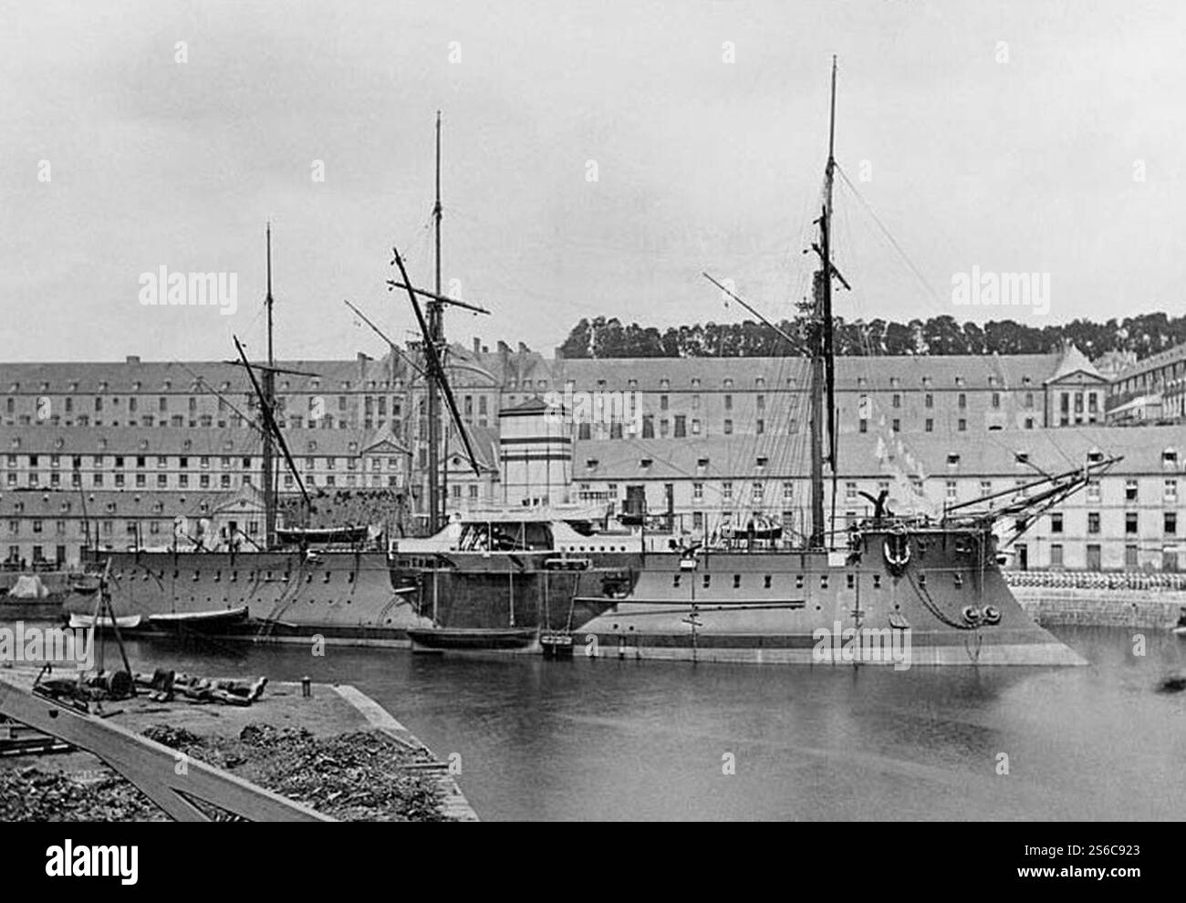 French ironclad Redoutable NH 74893. Stock Photo