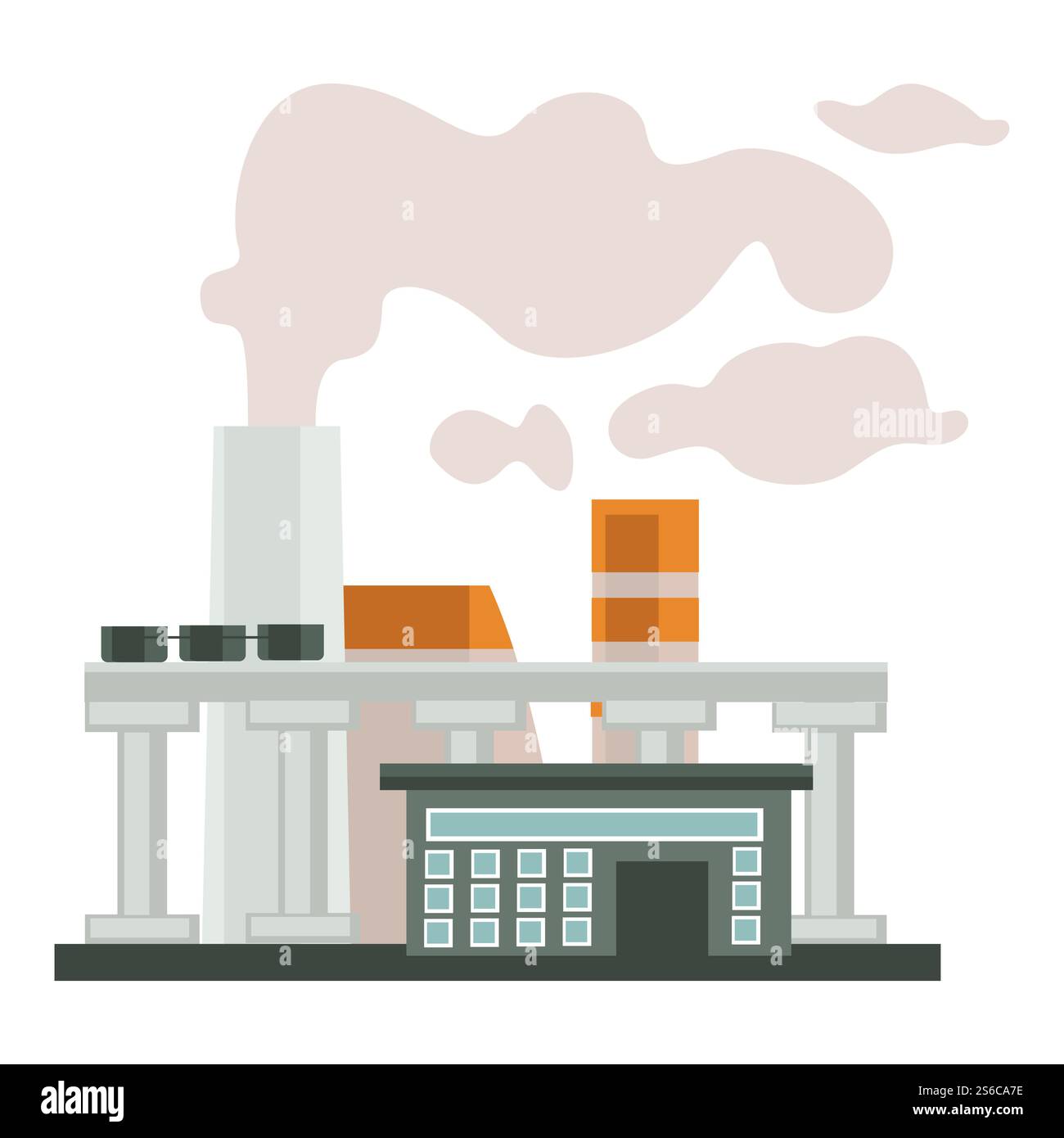 Industrial pipes supply coal Stock Vector Images - Alamy