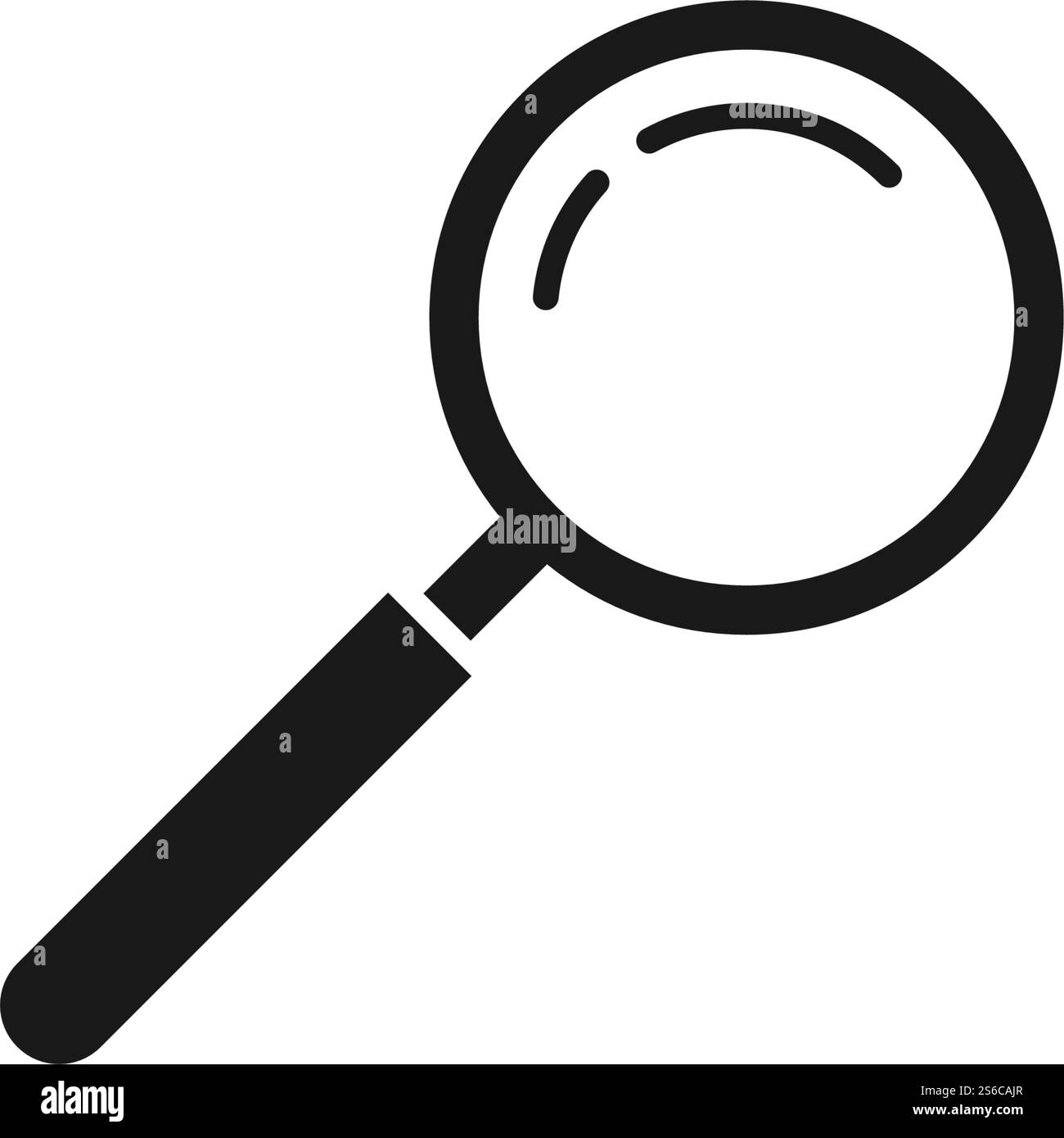 Magnifying glass icon illustration vector Stock Vector Image & Art - Alamy