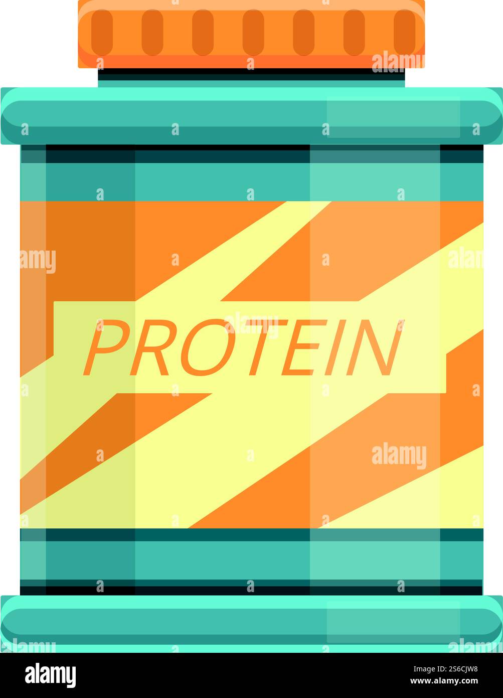 Protein sports nutrition icon. Cartoon of protein sports nutrition ...
