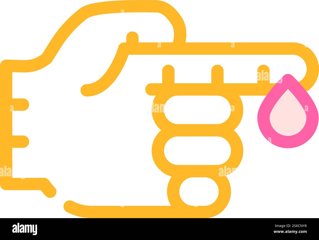 blood analysis color icon vector. blood analysis sign. isolated symbol ...