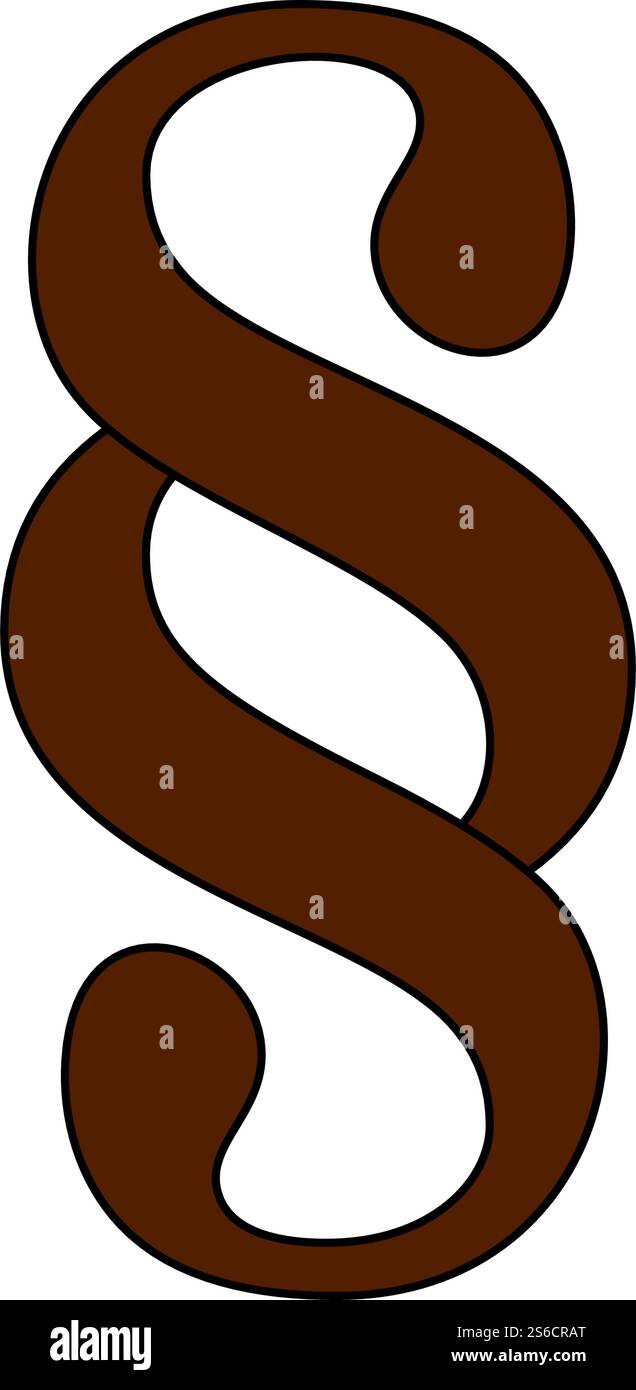 Paragraph Symbol Icon. Editable Outline With Color Fill Design. Vector ...