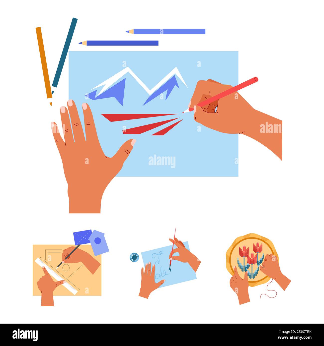 Drafting skill Stock Vector Images - Alamy