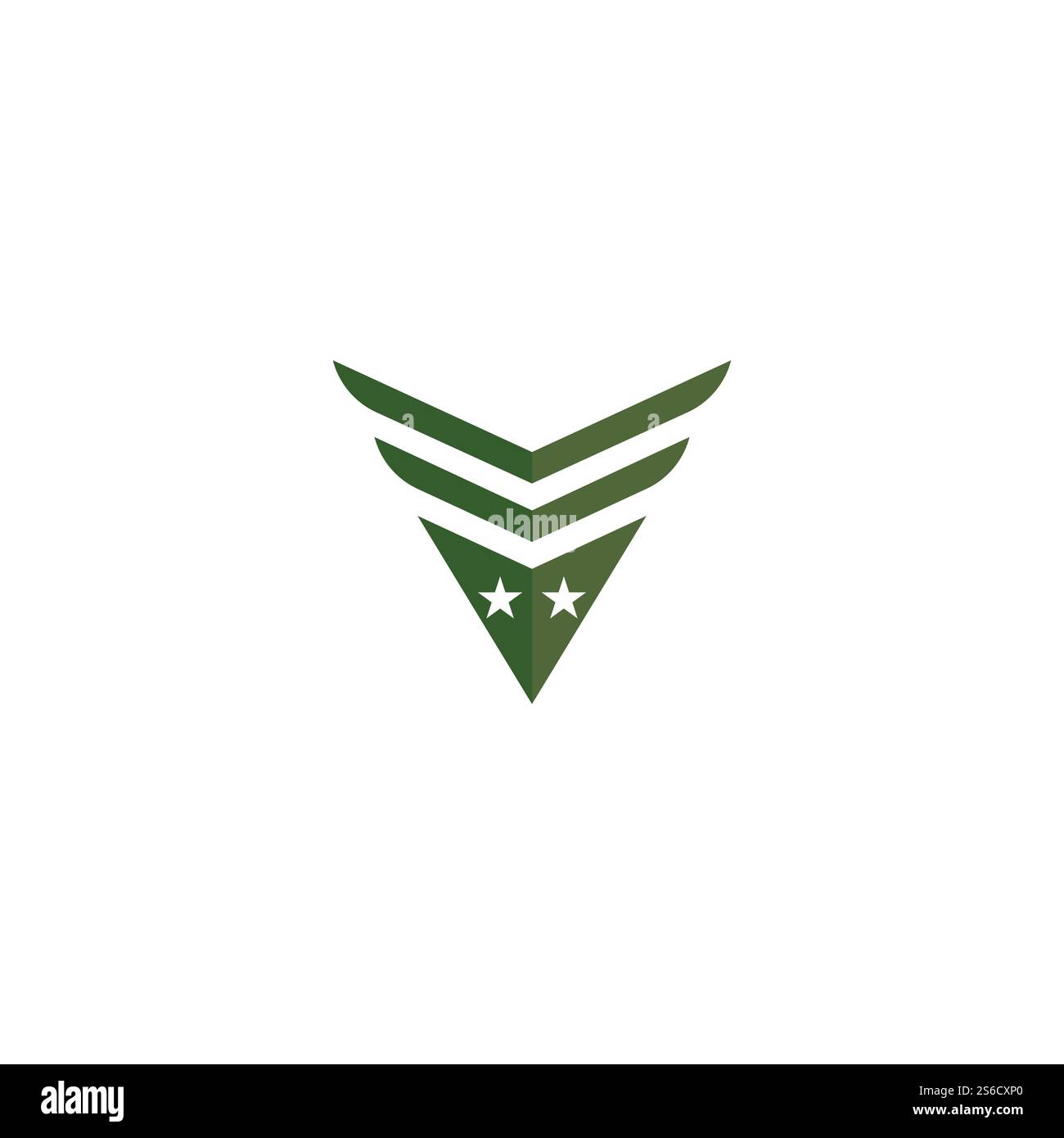 Military Wave Logo Template vector symbol nature Stock Vector