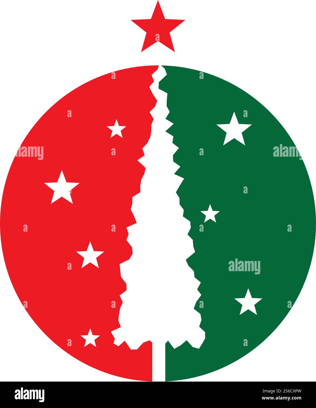 Pine tree logo ilustration design Stock Vector Image & Art - Alamy