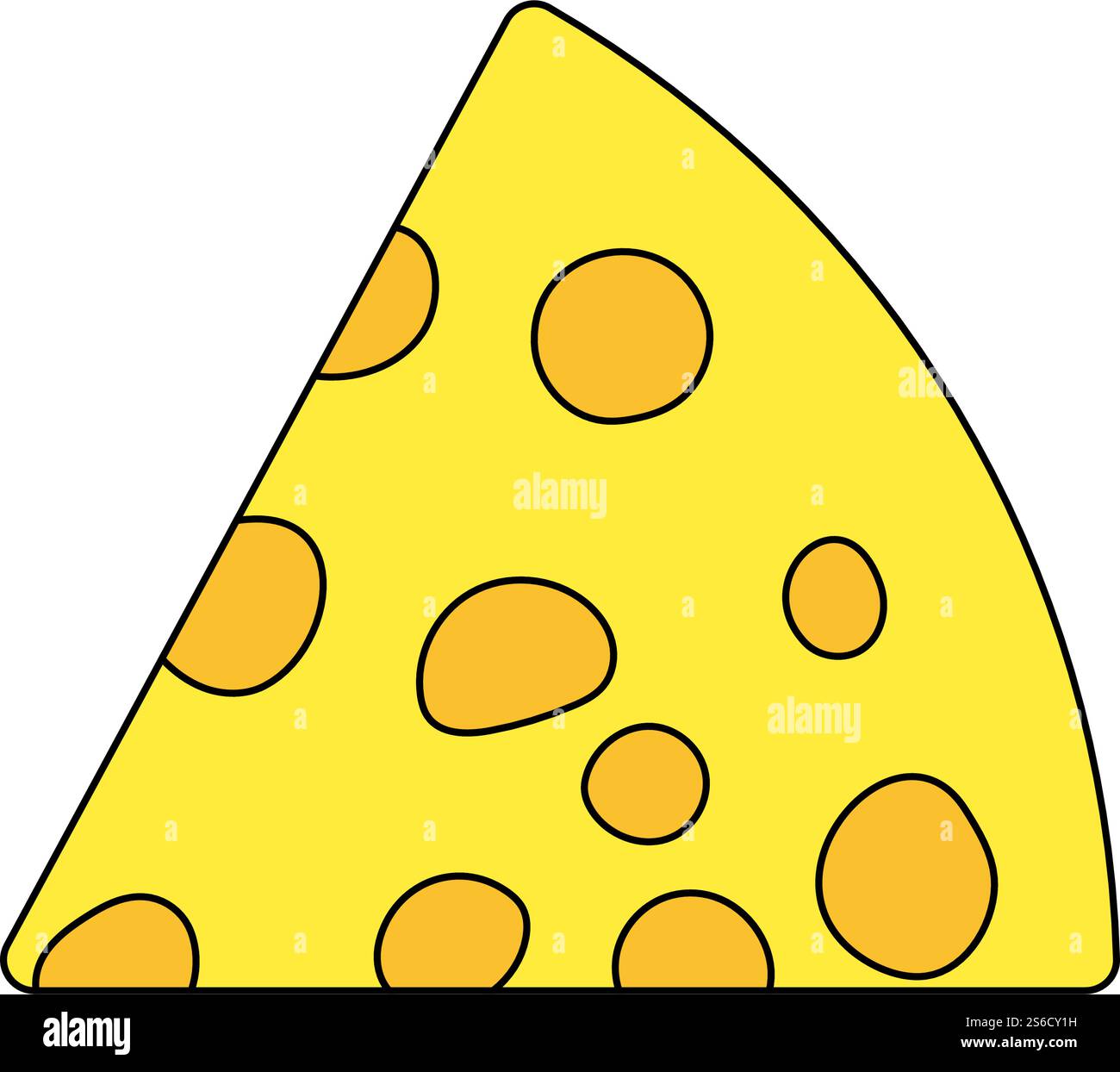 Cheese Icon. Editable Outline With Color Fill Design. Vector ...