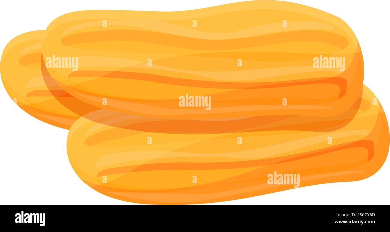 Turkish eclair icon. Cartoon of turkish eclair vector icon for web ...