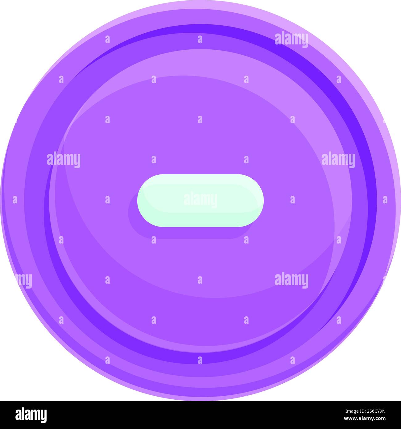Sewing button icon. Cartoon of sewing button vector icon for web design ...