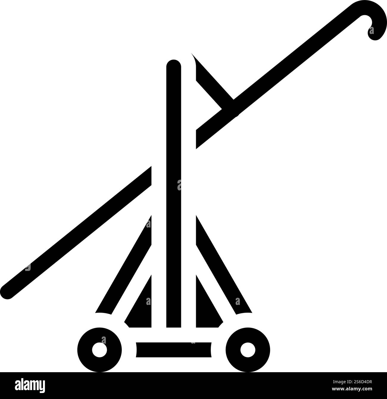 hook destroyer glyph icon vector. hook destroyer sign. isolated contour ...