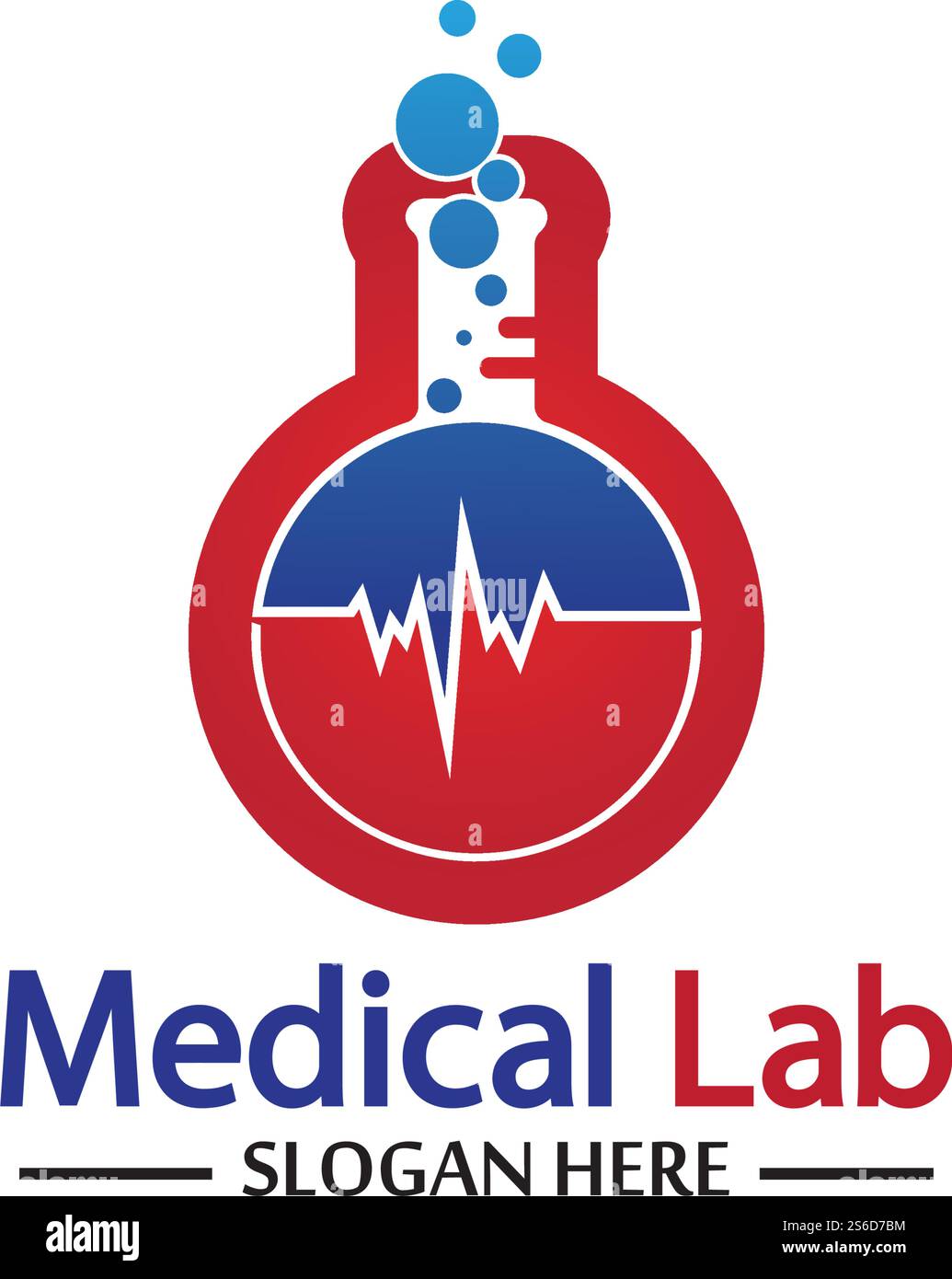 Medical Lab Logo Template Design Vector, Emblem, Design Concept, Creative Symbol, Icon Stock Vector