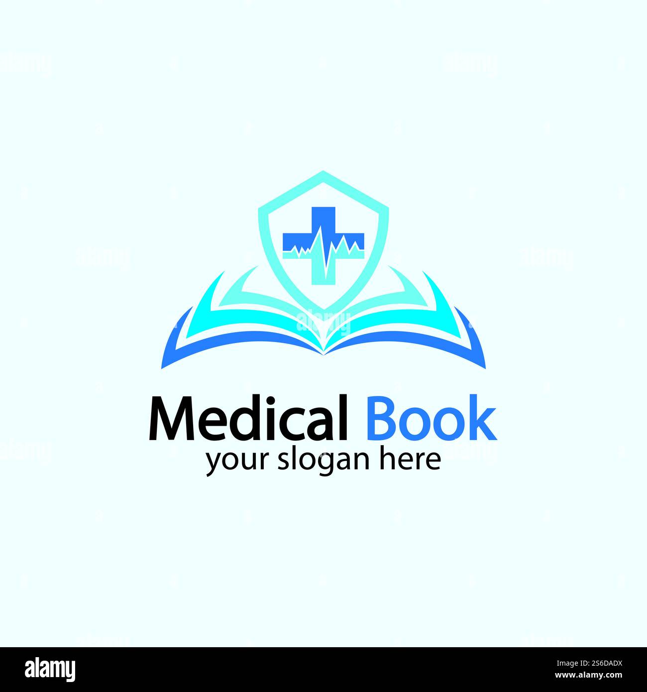 Medical Book Logo icon design vector,health book education logo Designs ...