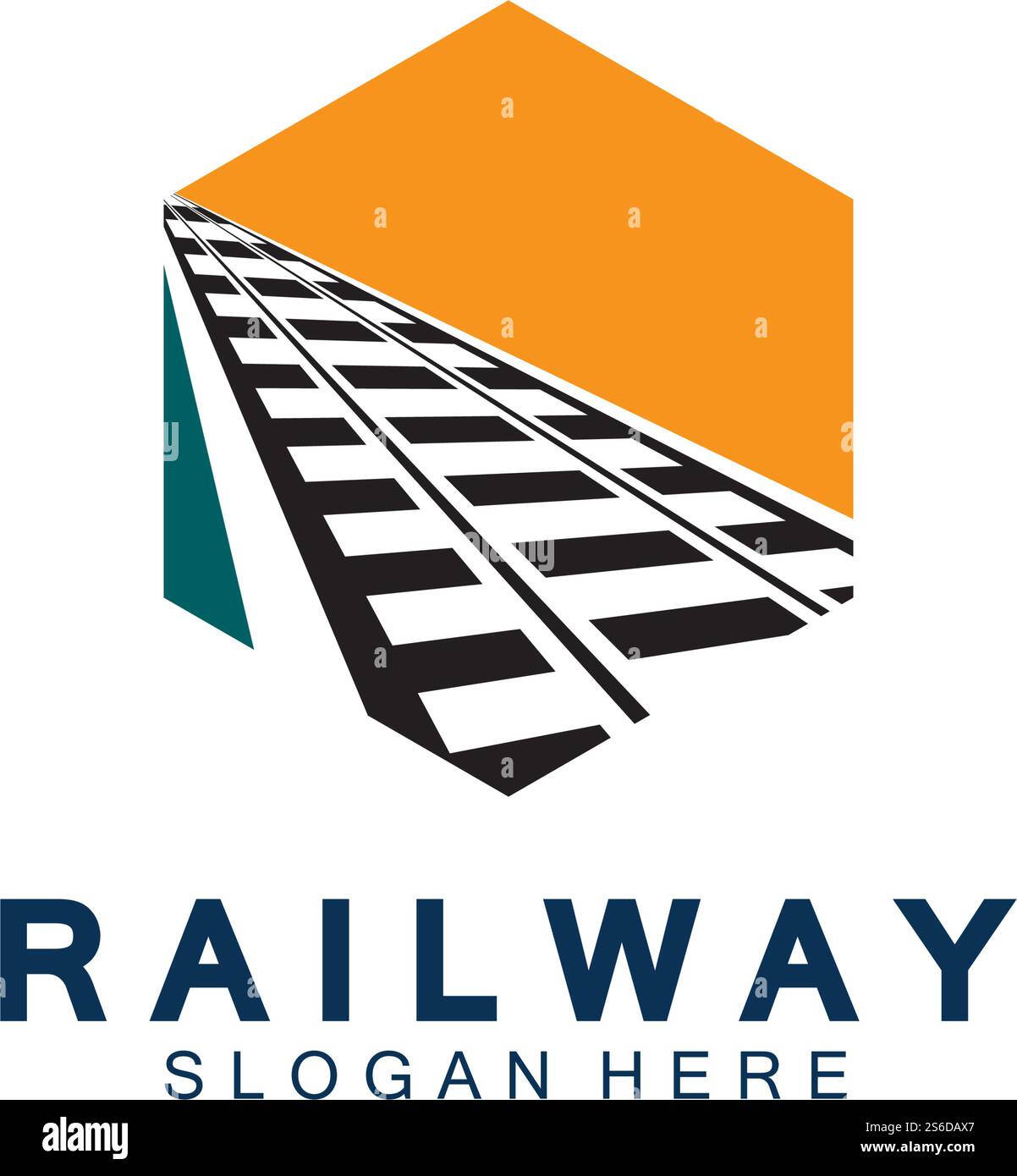 Simple Rail logo vector icon design illustration Stock Vector Image ...