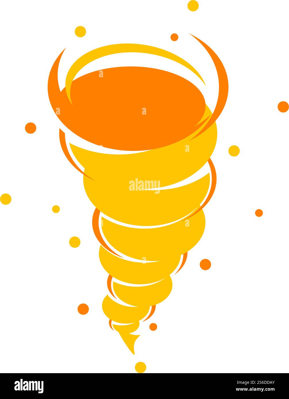 Wind tornado logo vector illustration flat design Stock Vector Image ...