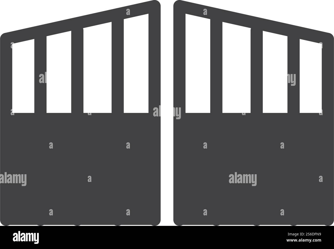 Old park gate house Stock Vector Images - Alamy