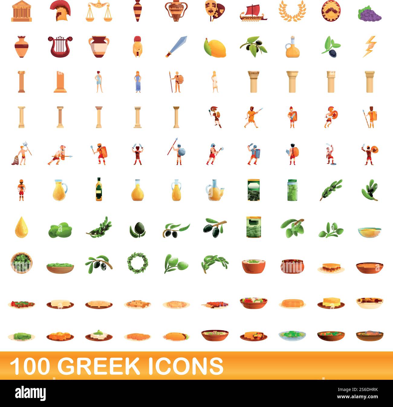 Santorini sculpture Stock Vector Images - Alamy