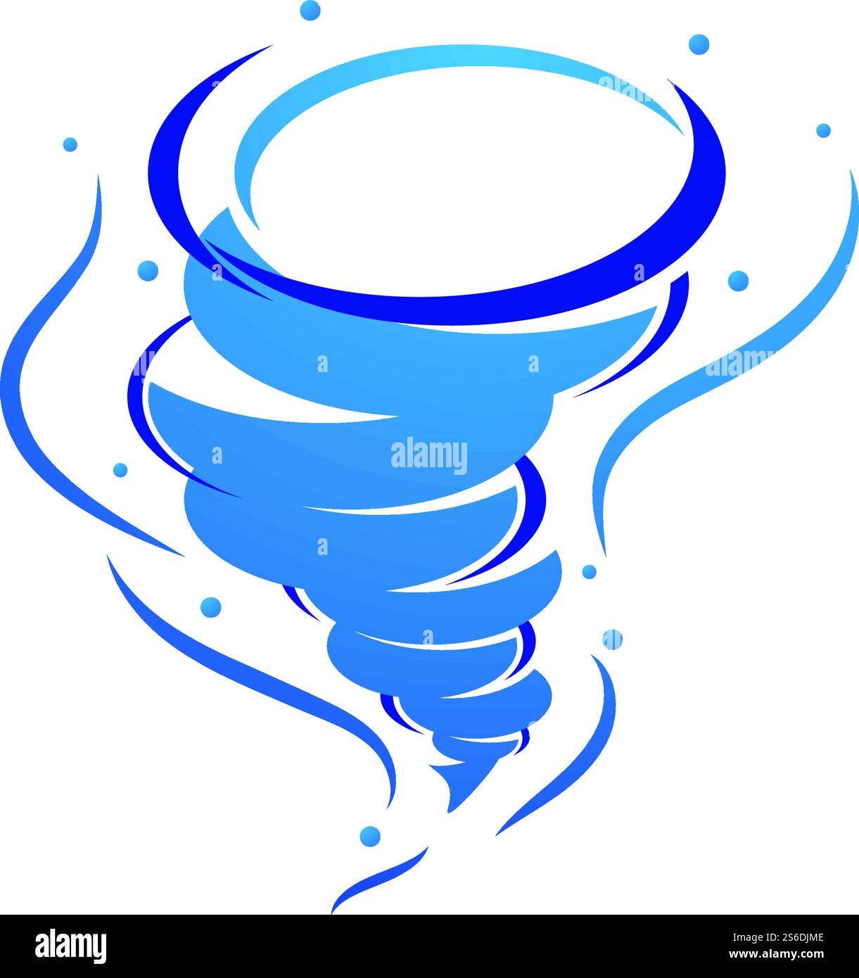 Wind tornado logo vector illustration flat design Stock Vector Image ...