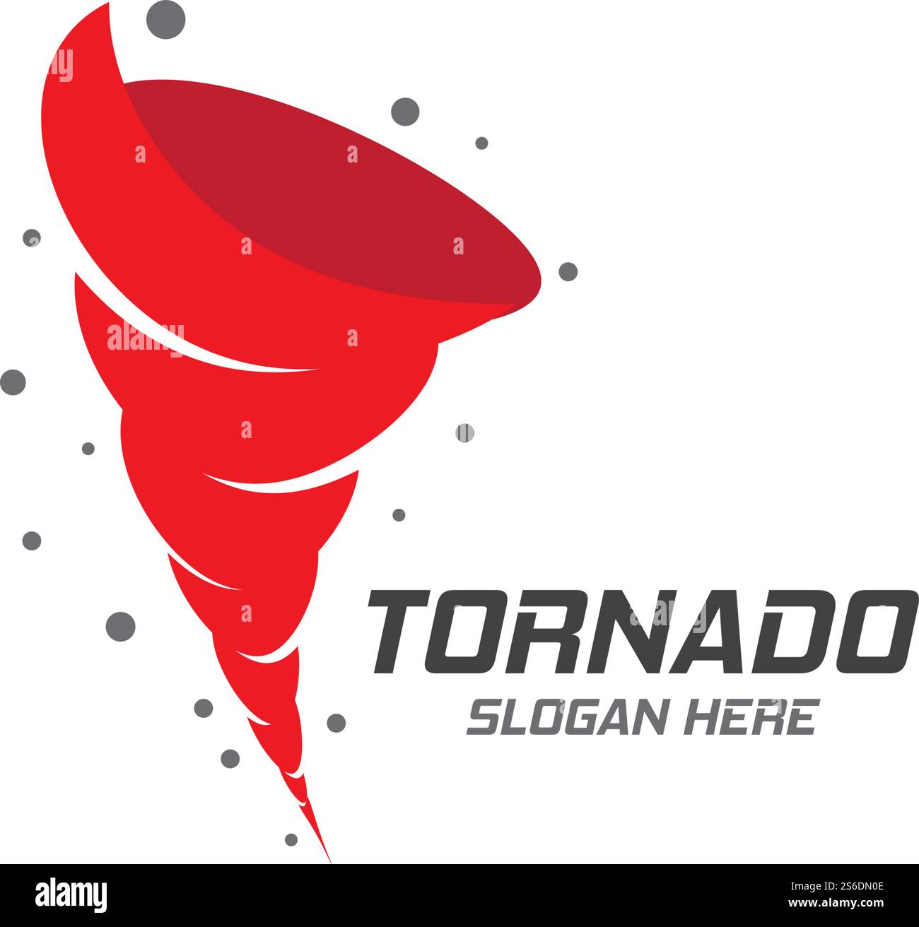 Wind tornado logo vector illustration flat design Stock Vector Image ...
