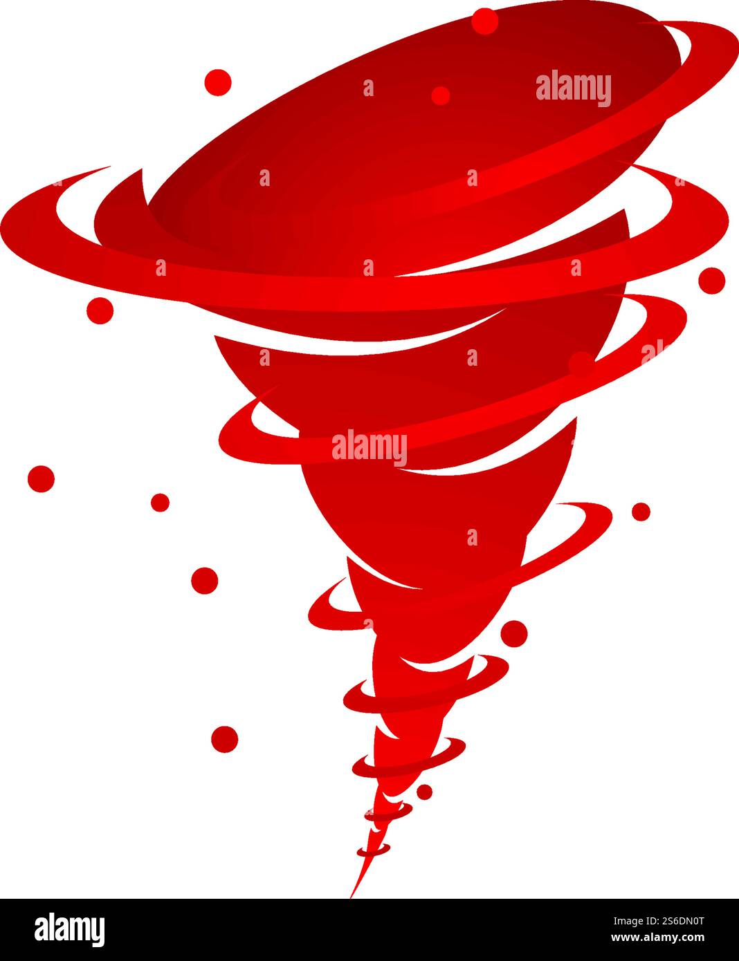 Wind tornado logo vector illustration flat design Stock Vector Image ...