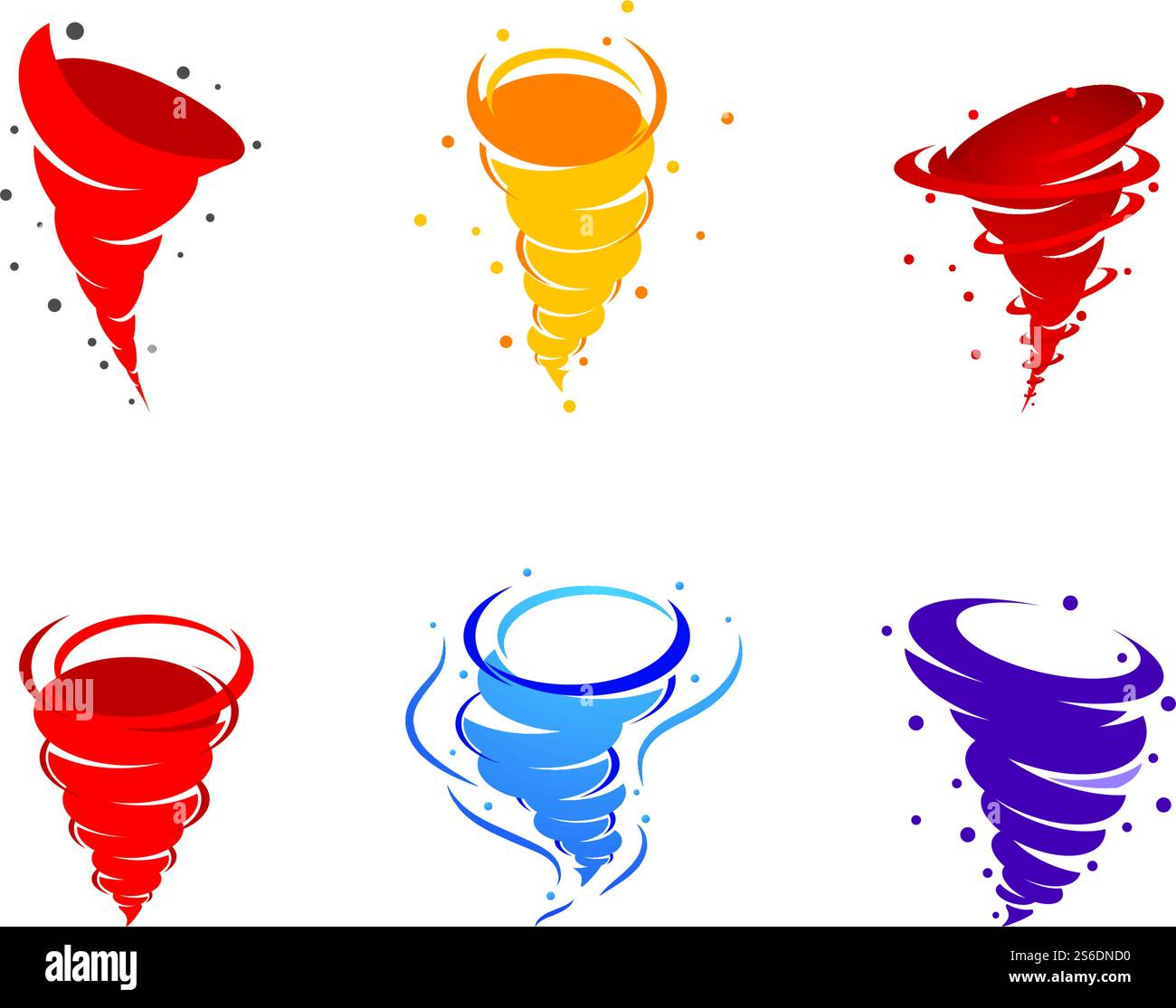 Wind tornado logo vector illustration flat design Stock Vector Image ...
