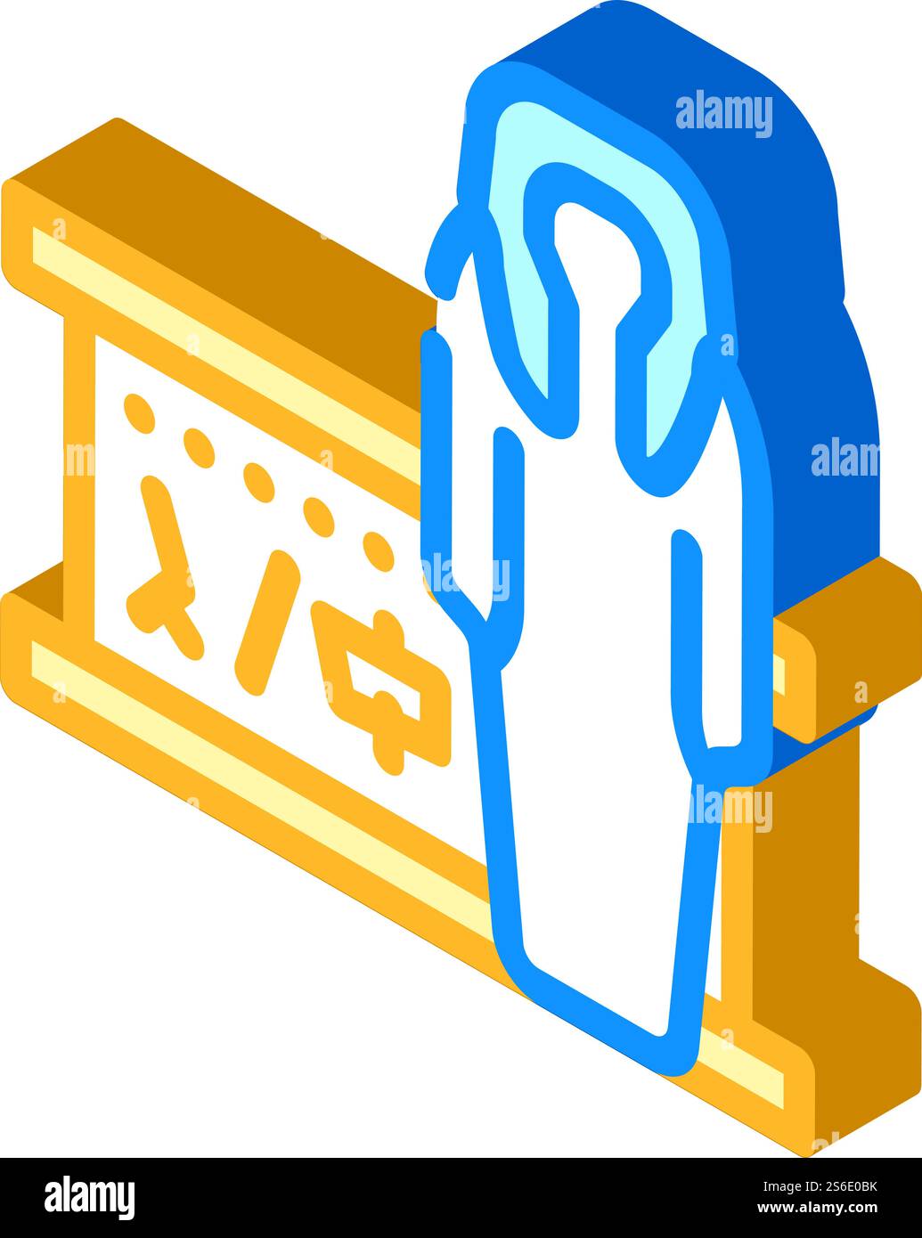 mummy museum exhibit isometric icon vector. mummy museum exhibit sign ...