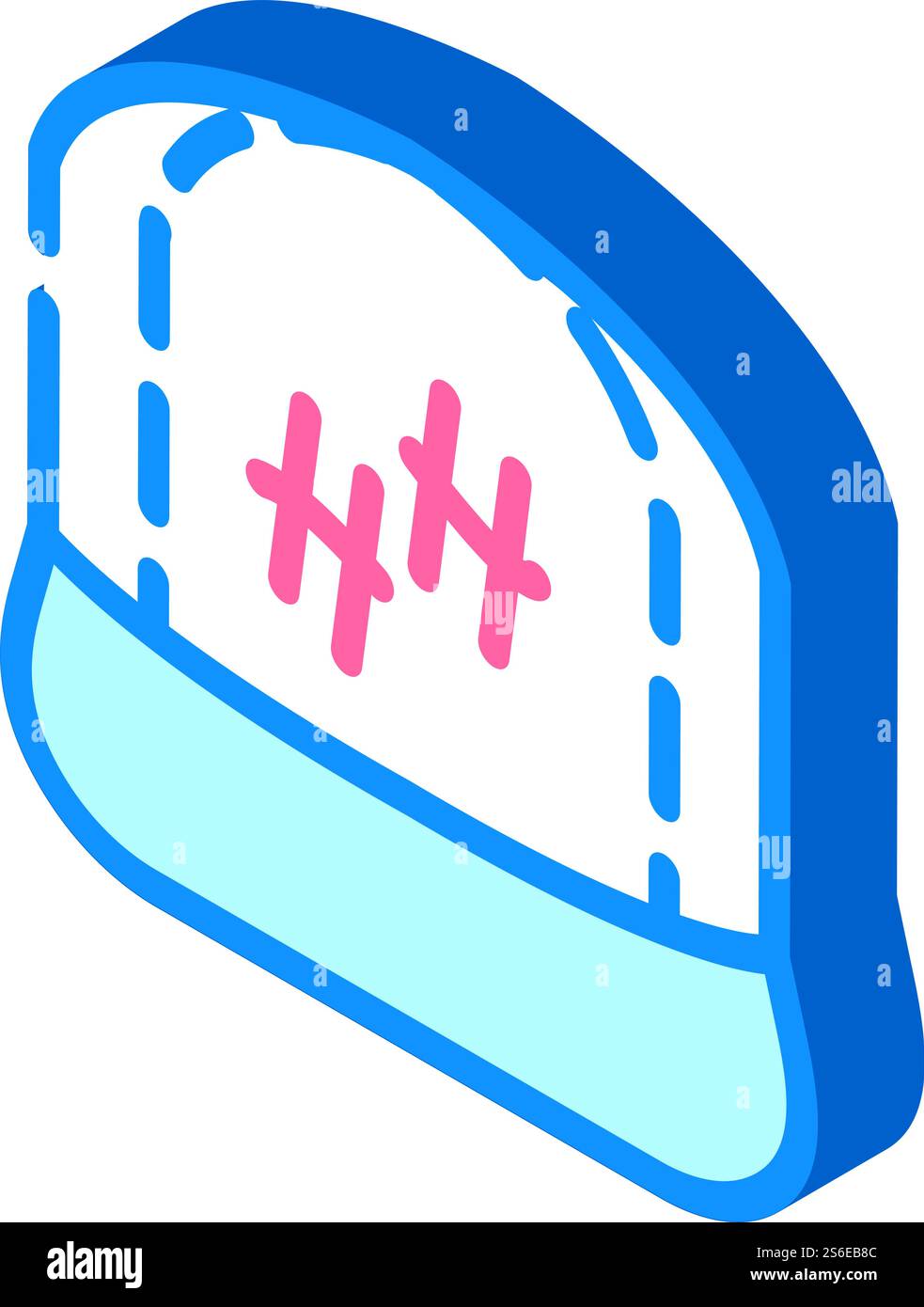 cap rapper isometric icon vector. cap rapper sign. isolated symbol ...