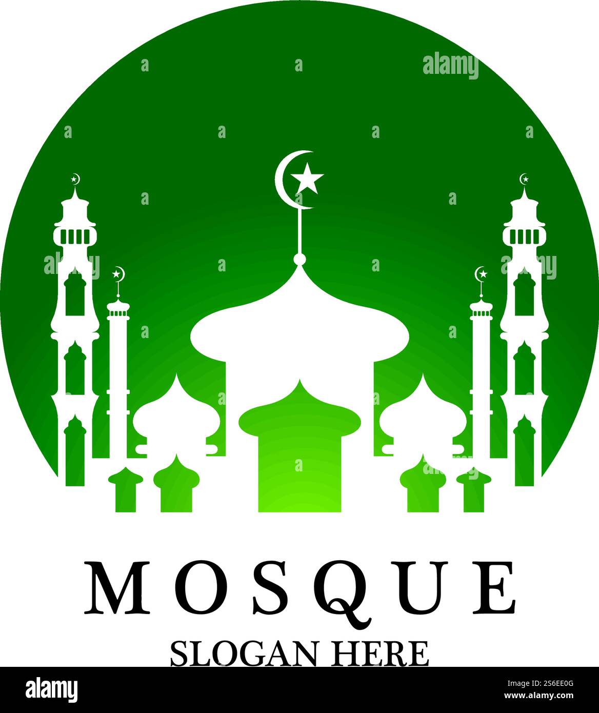 Mosque icon vector Illustration design template Stock Vector Image ...
