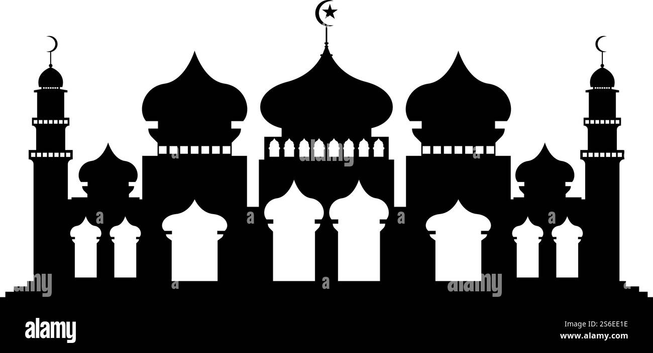 Mosque icon vector Illustration design template Stock Vector Image ...