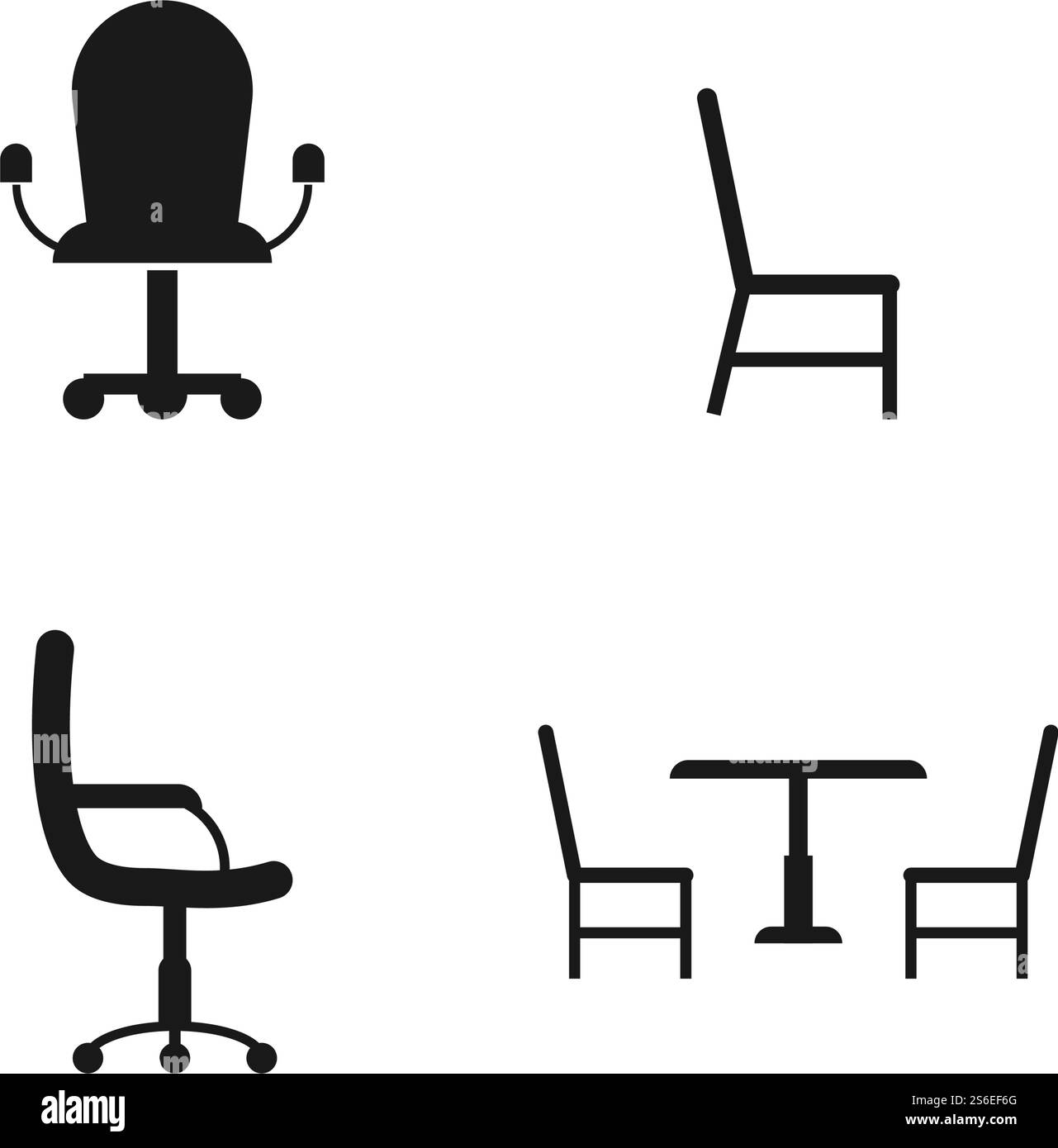 Office chair icon vector design Stock Vector Image & Art - Alamy